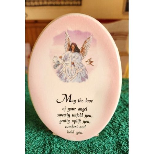 Colorful ceramic easel art by Kay Enterprises.