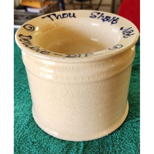 Two-Piece Hot Fresco Pottery Dip Warmer or Chiller for Ceramics.