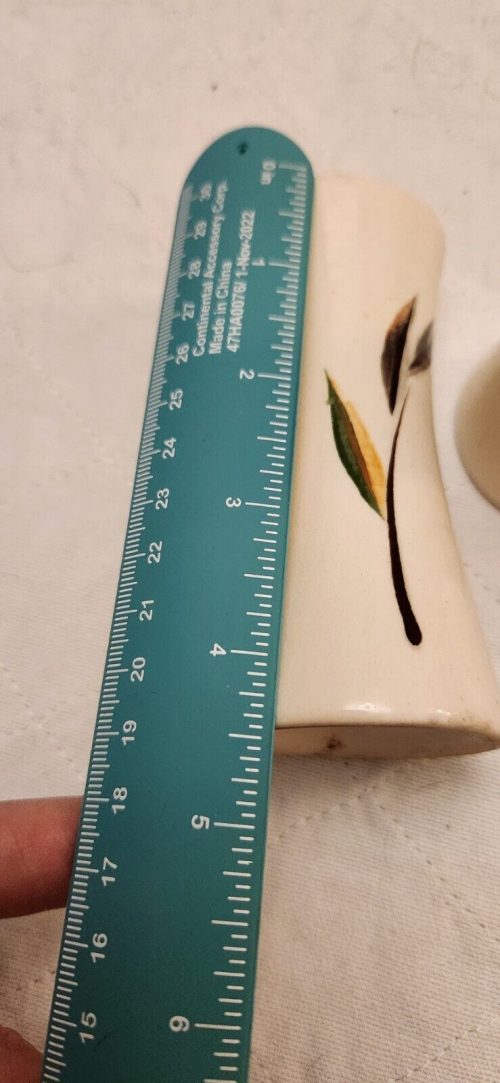 Mid Century Salt and Pepper Shakers with Wheat Stalk Design.