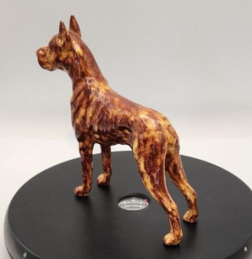 Porcelain Great Dane dog figurine for collection or decoration.