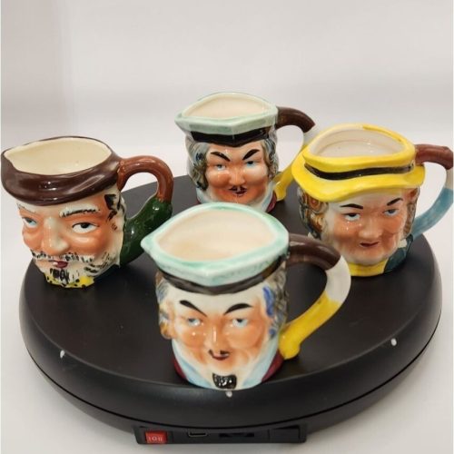 Hand-painted Small Toby 3D Ceramic Face Mug for Collectors and Gift Initiatives.